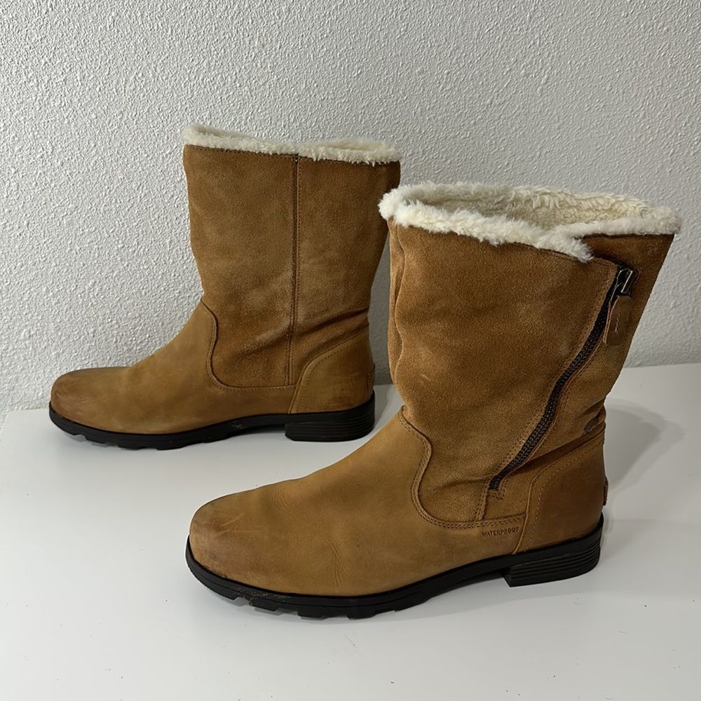 Sorel Emelie Foldover Boot‎ in Camel Brown Sz 11 - Picture 5 of 10